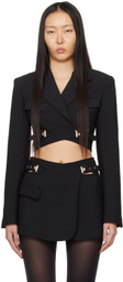 Dion Lee Black Interlock Blazer