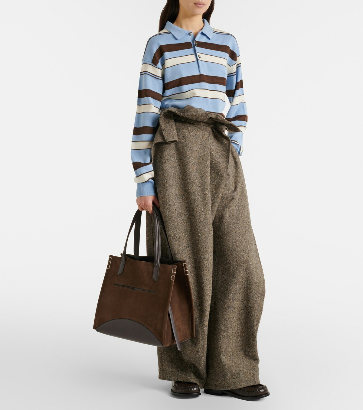 JW Anderson Striped polo shirt