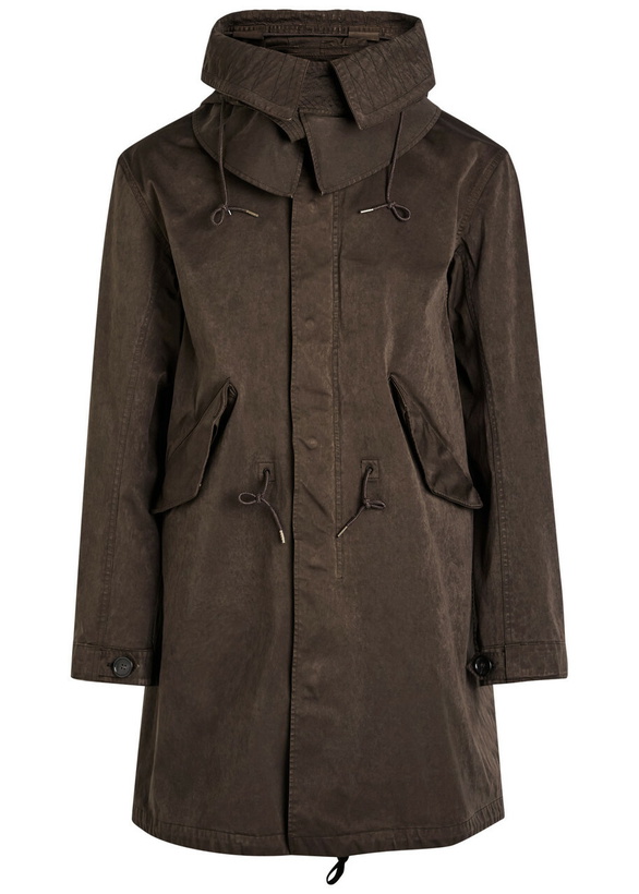Photo: Ten C Hooded Parka Dark Brown