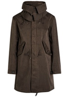 Ten C Hooded Parka Dark Brown