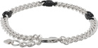 Givenchy Silver & Black 4G Bracelet