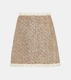 Giambattista Valli High-rise Lurex® tweed miniskirt