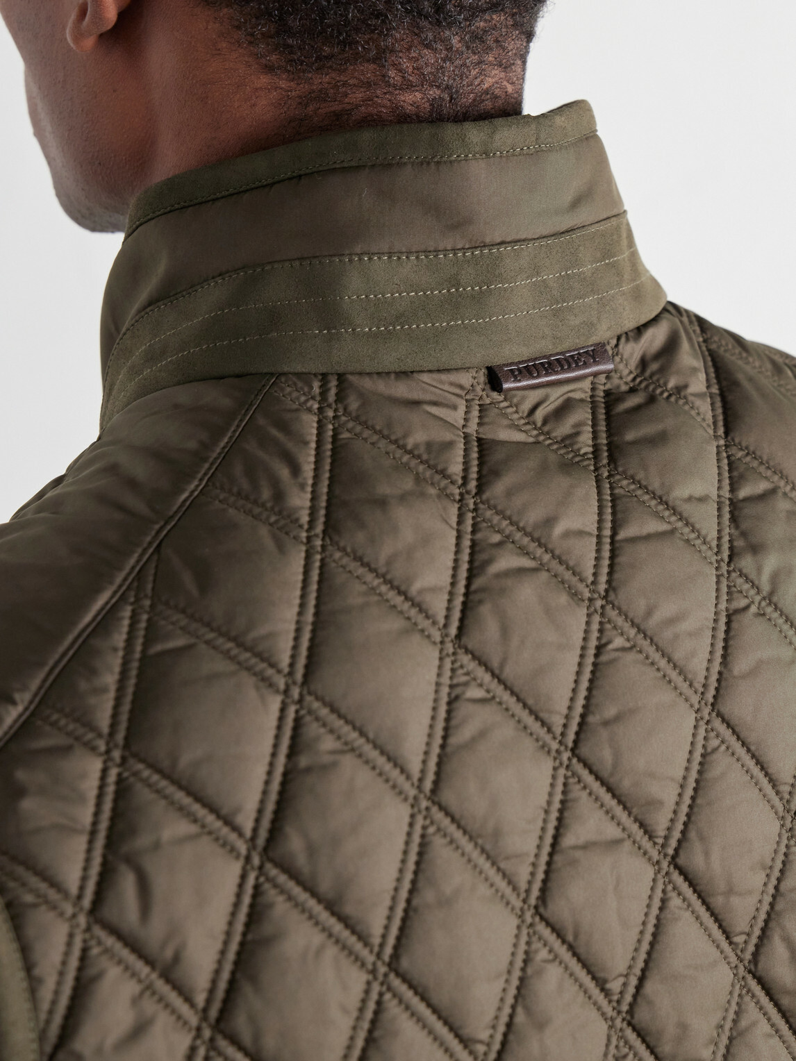 Purdey - Moorland Padded Quilted Shell Gilet - Green