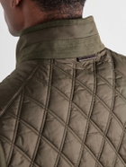 Purdey - Moorland Padded Quilted Shell Gilet - Green