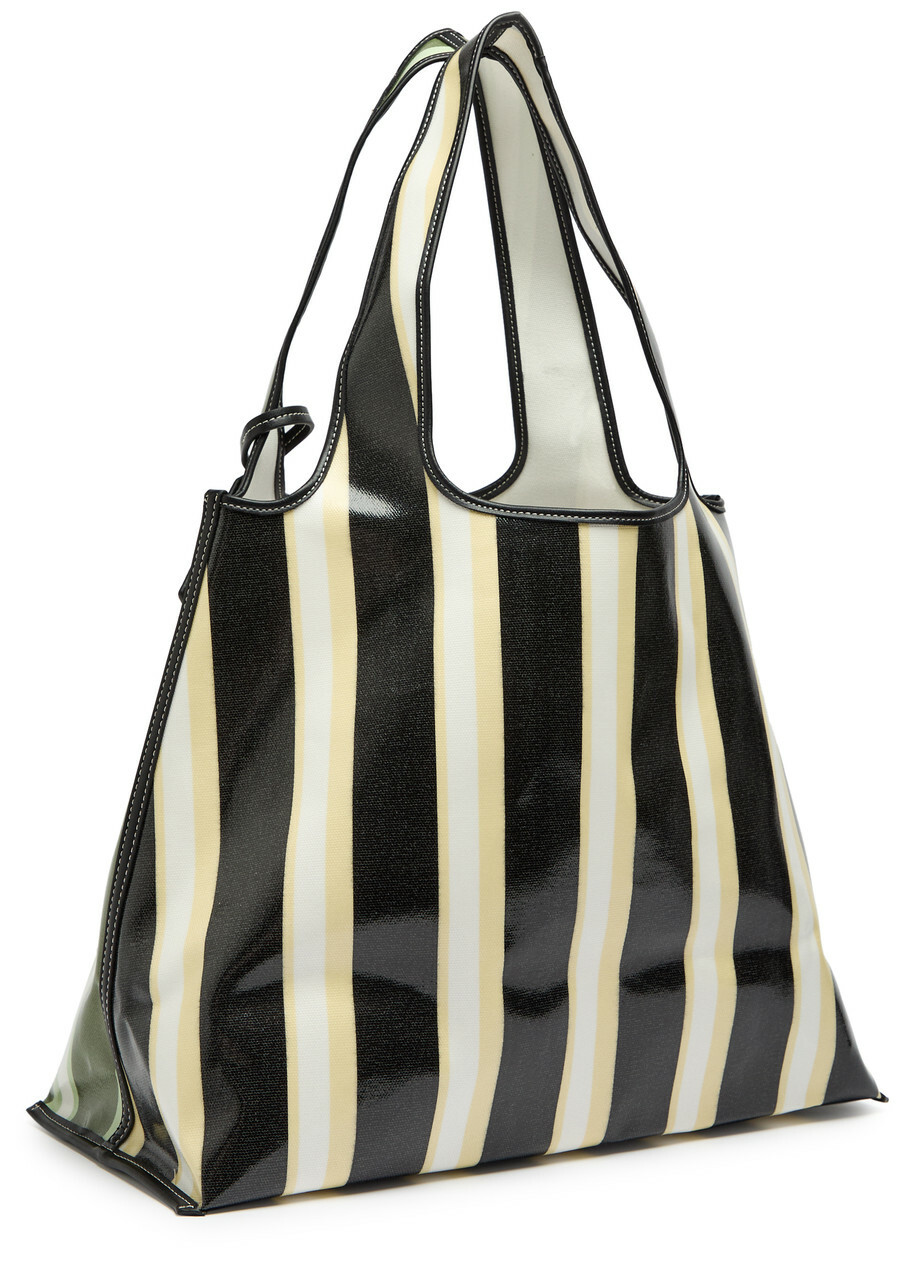 3.1 Phillip Lim Dual Stripe Market Tote - Green - One Size