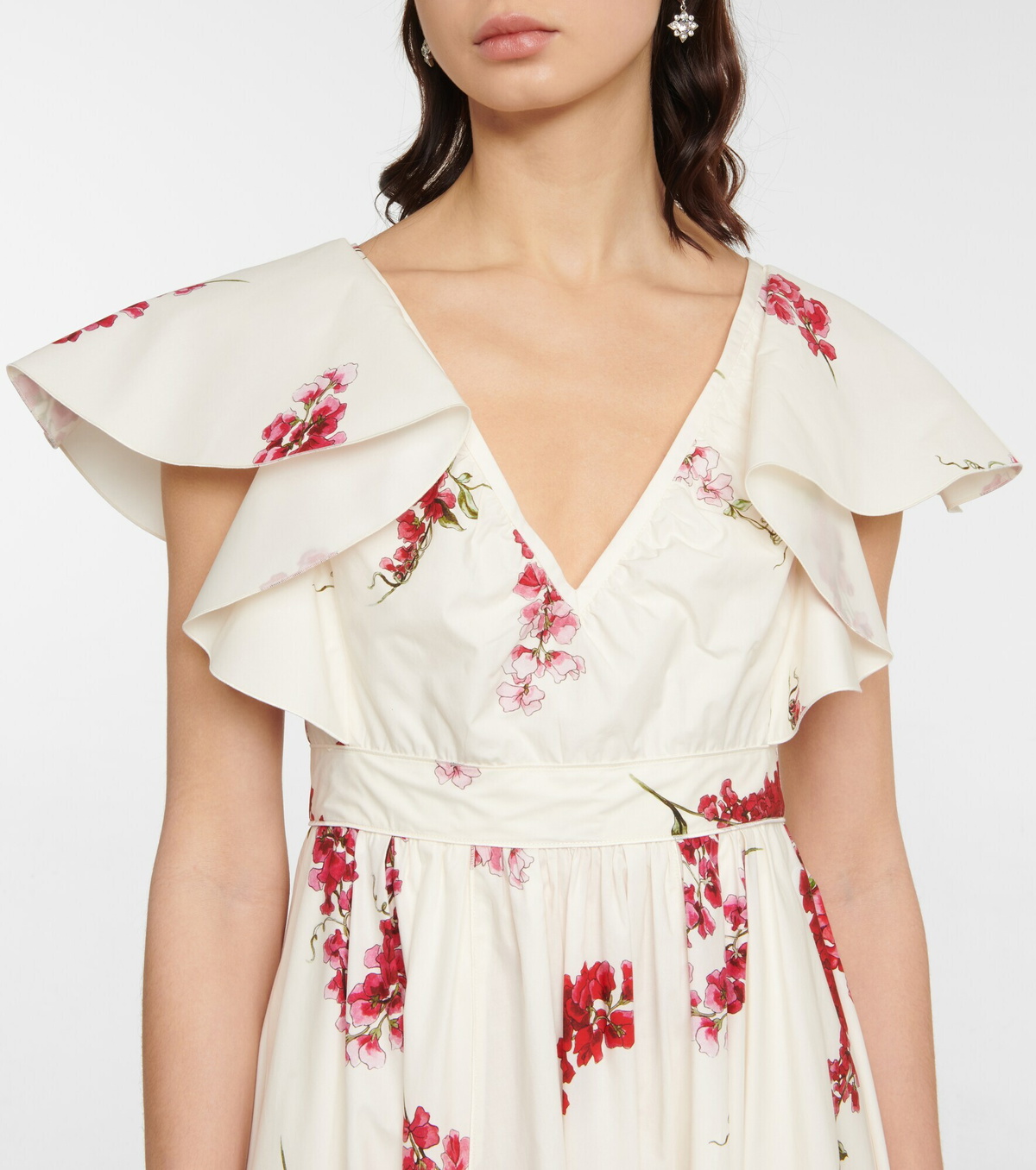 【関税込み】GIAMBATTISTA VALLI Floral dress 0400017822293_GREENMULTI?wid=