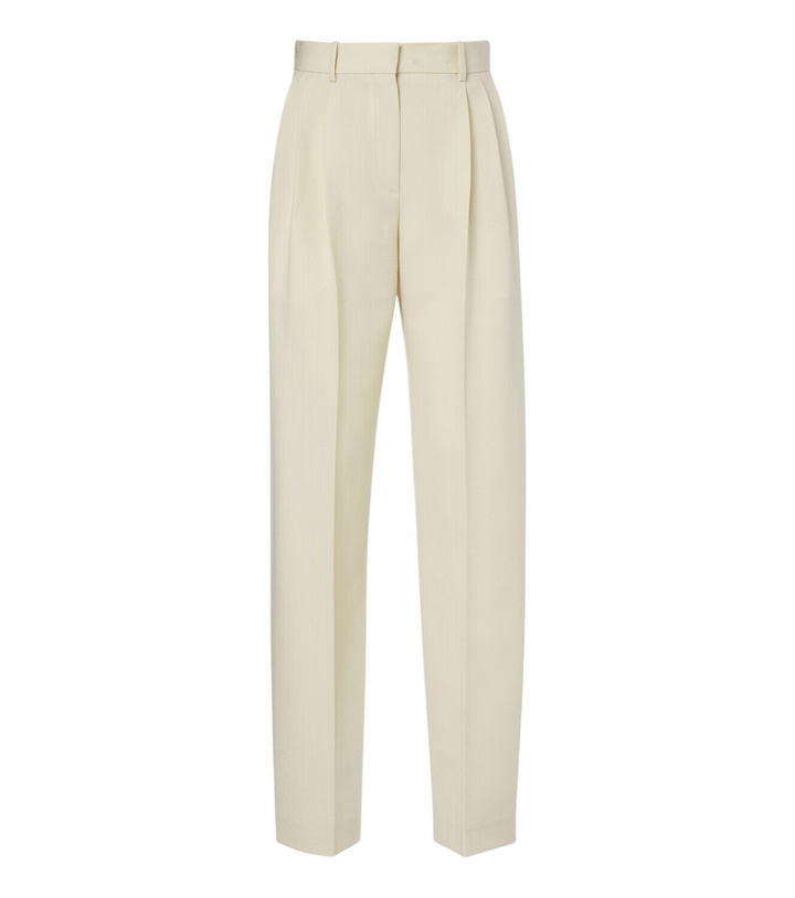 Photo: Calvin Klein Collection Cora wool and cotton canvas straight pants