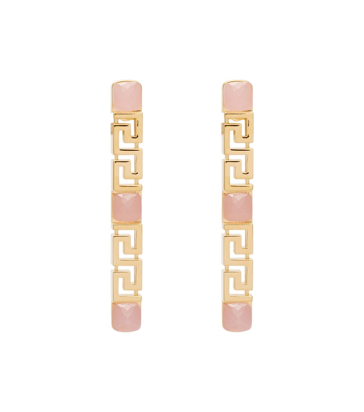 Photo: Versace Greca drop earrings