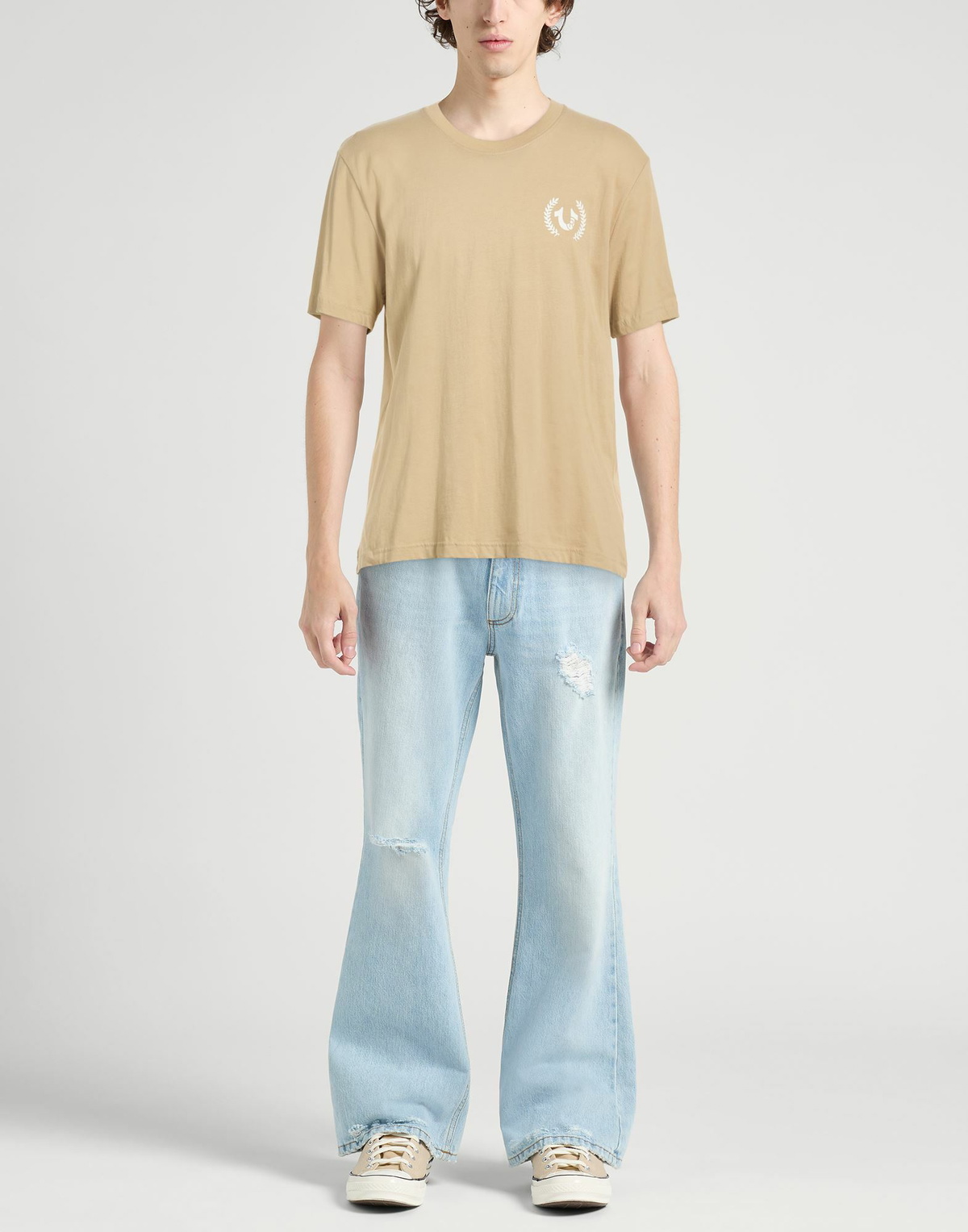 True Religion Mens T-shirt Sand