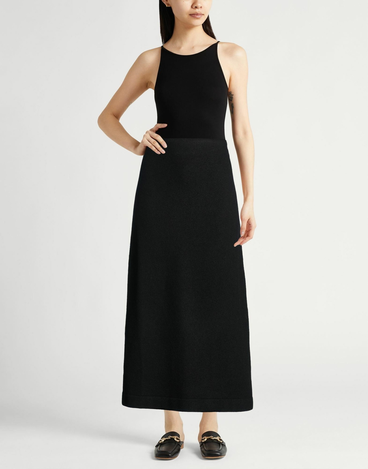 Jil Sander Womens Midi skirt in Black