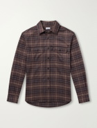 Burberry - Checked Wool-Twill Flannel Shirt - Brown