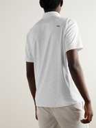 Kjus Golf - Printed Stretch-Jersey Golf Polo Shirt - White