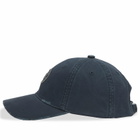 Acne Studios Men's Carliy Small Button Cap in Dark Navy 