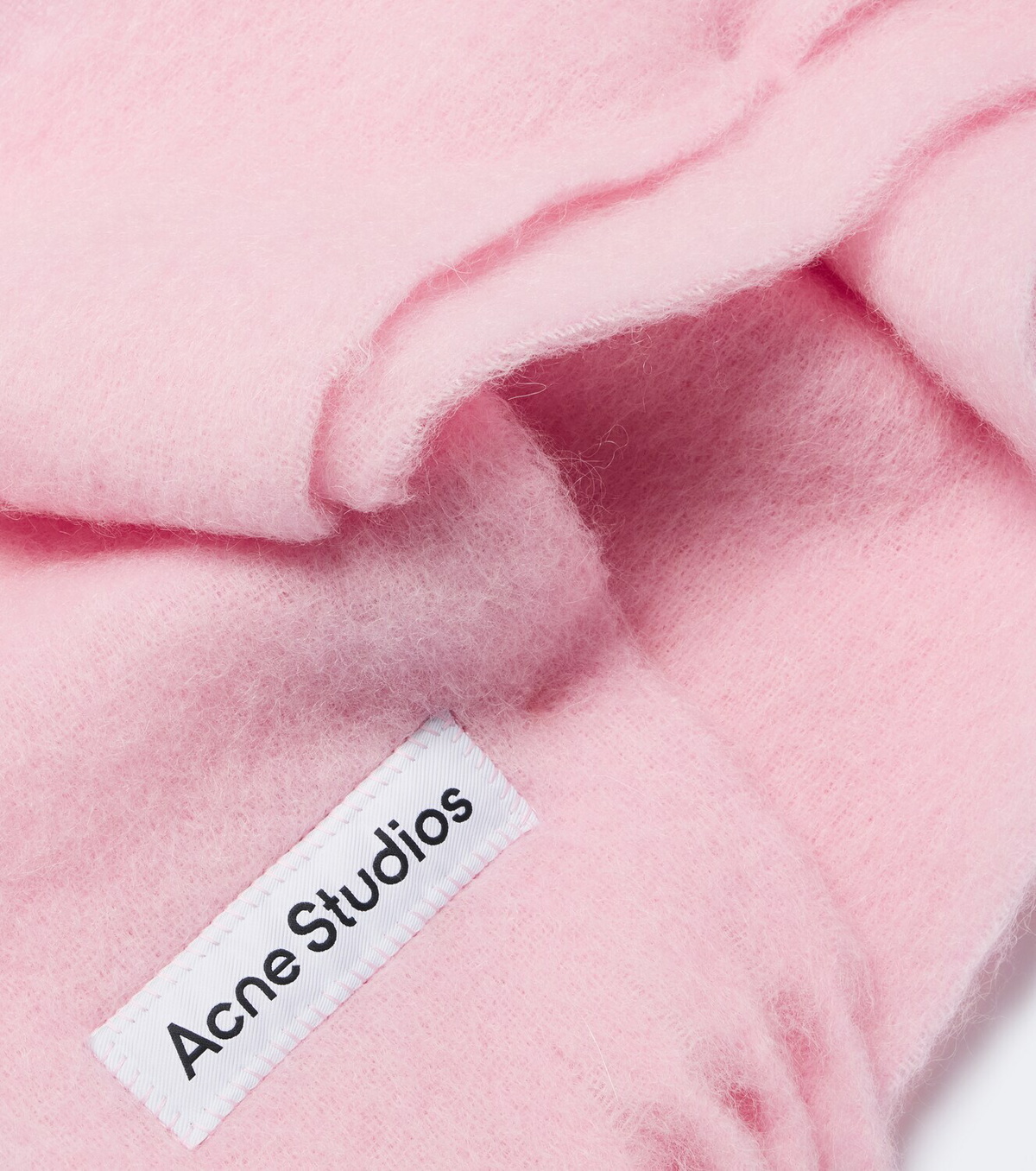 Acne Studios Fringed alpaca, wool, and mohair-blend scarf