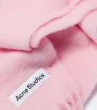 Acne Studios Fringed alpaca, wool, and mohair-blend scarf