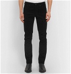Dunhill - Black Slim-Fit Stretch-Cotton Corduroy Trousers - Black