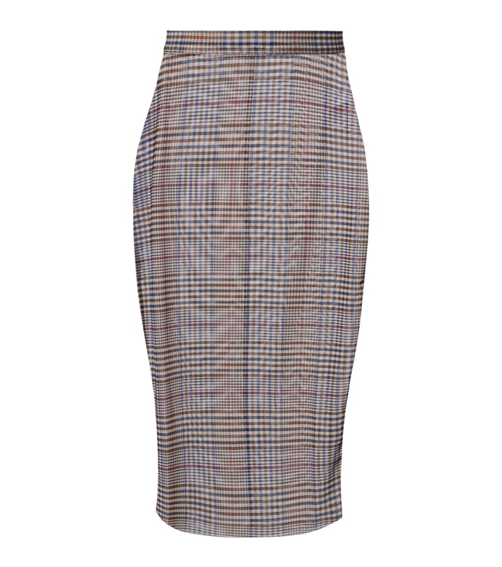 Photo: The Frankie Shop Aurora plaid sheer mesh midi skirt