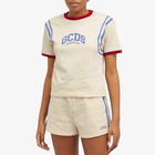 GCDS Women's Logo T-Shirt in Off White