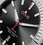 Oris - Aquis Date Relief Automatic 43.5mm Stainless Steel Watch - Black