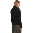 Rick Owens Black Tower Bauhaus Jogger Track Jacket