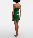 Cala de la Cruz Carla printed linen minidress