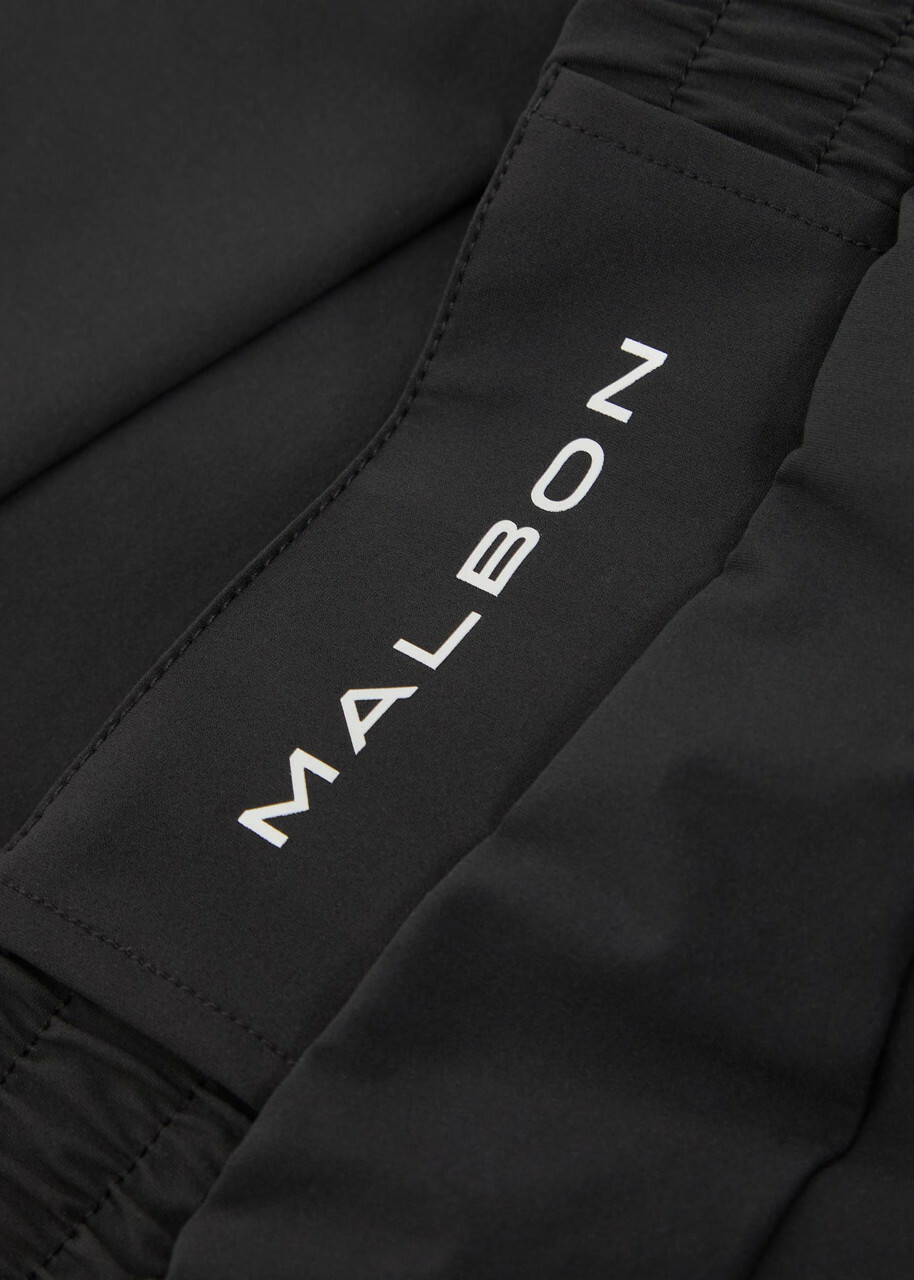 Malbon Performance Logo Stretch-nylon Trousers Black