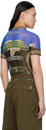Ottolinger Multicolor Mesh T-shirt