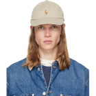Polo Ralph Lauren Khaki Stretch-Cotton Twill Ball Cap