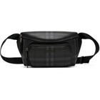 Burberry Gray City Check Belt Bag