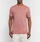 Altea - Slub Linen T-Shirt - Pink