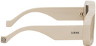 LOEWE Beige & Blue Paula's Ibiza Dive Sunglasses