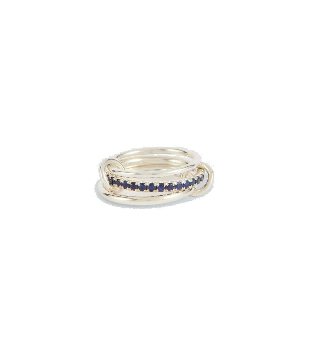 Photo: Spinelli Kilcollin Petunia sterling silver ring with sapphires