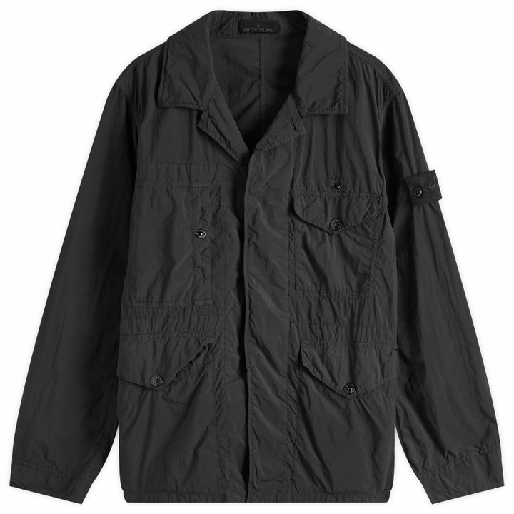 Stone Island Sweat Shirt Cotton Wool Fleece, Garment Dyed Stone 