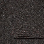 A.P.C. Harris Donegal Crew Knit in Anthracite