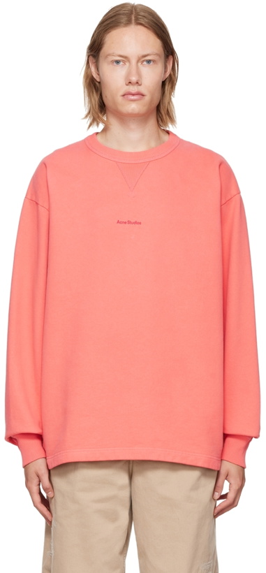 Photo: Acne Studios Pink Bonded Sweatshirt