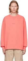 Acne Studios Pink Bonded Sweatshirt