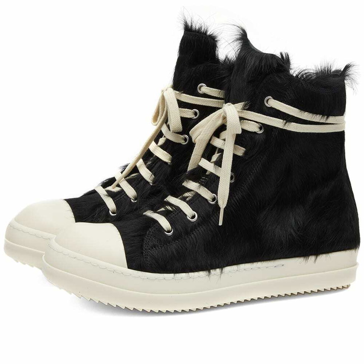 Photo: Rick Owens Pony Hair High Sneaker