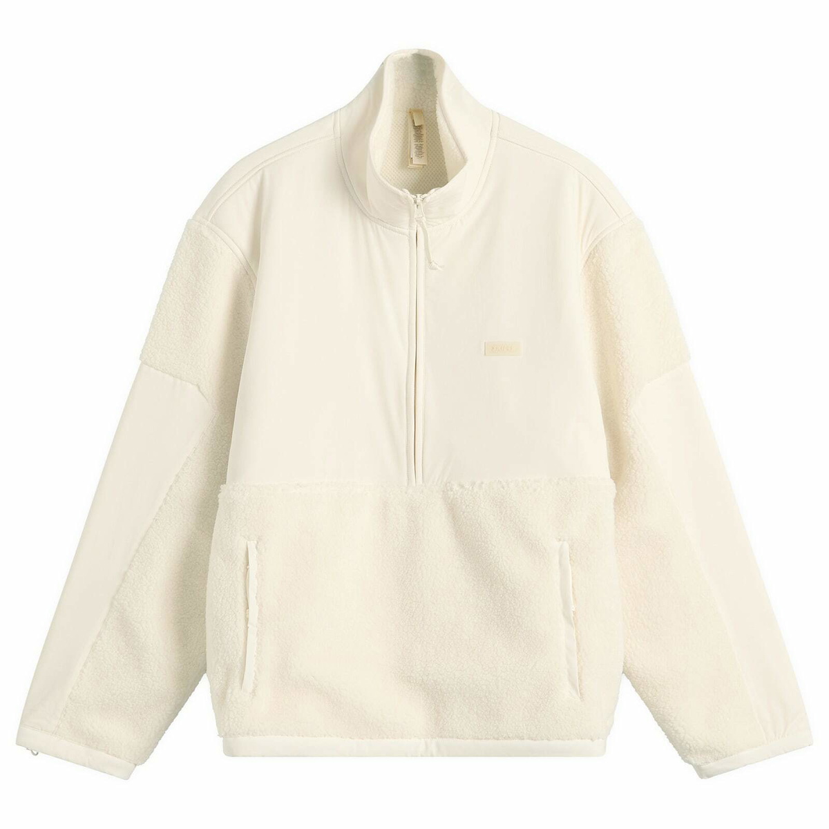 SKIMS Women's Teddy Half Zip Pullover in Ecru