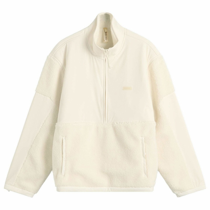 Photo: SKIMS Women's Teddy Half Zip Pullover in Ecru