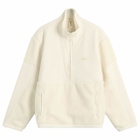 SKIMS Women's Teddy Half Zip Pullover in Ecru