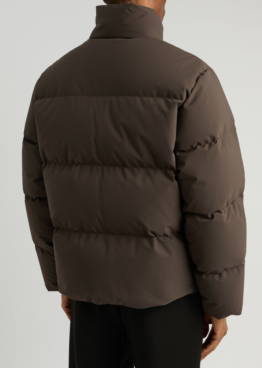 Moncler Brown Polyester Coat main image 0