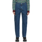 thisisneverthat Blue Denim Cargo Pants