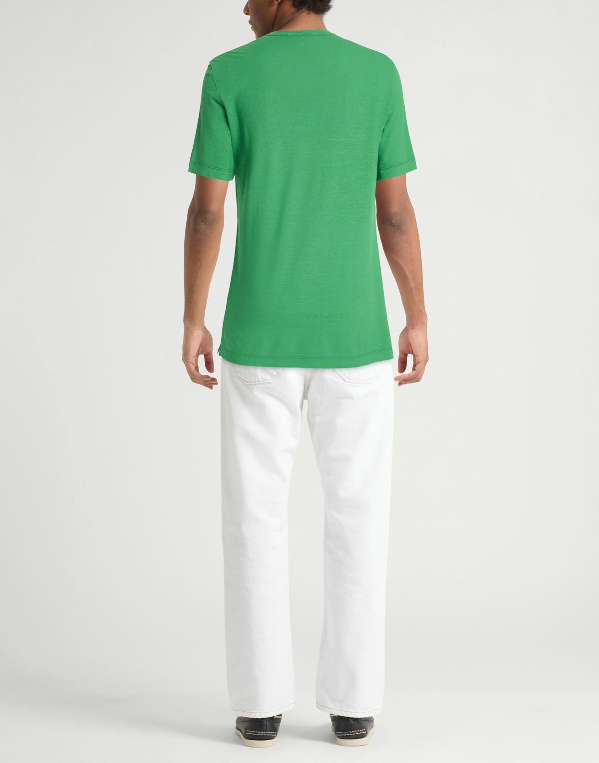 Drumohr Mens T-shirt in Dark green