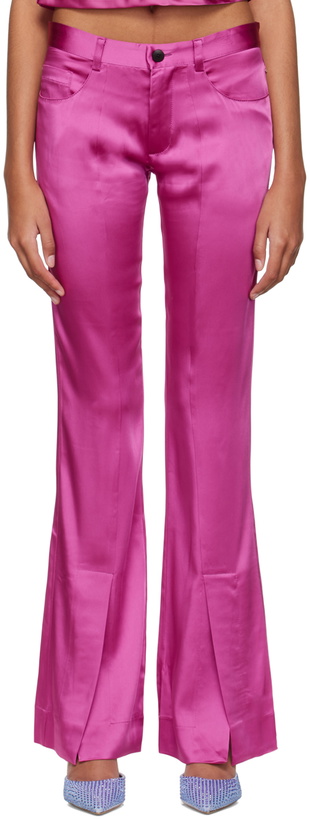 Photo: Marco Rambaldi Pink Flared Trousers