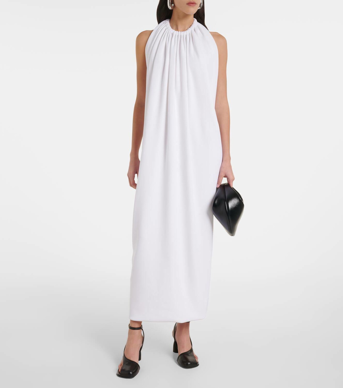 Sportmax Alceste draped halterneck maxi dress Sportmax
