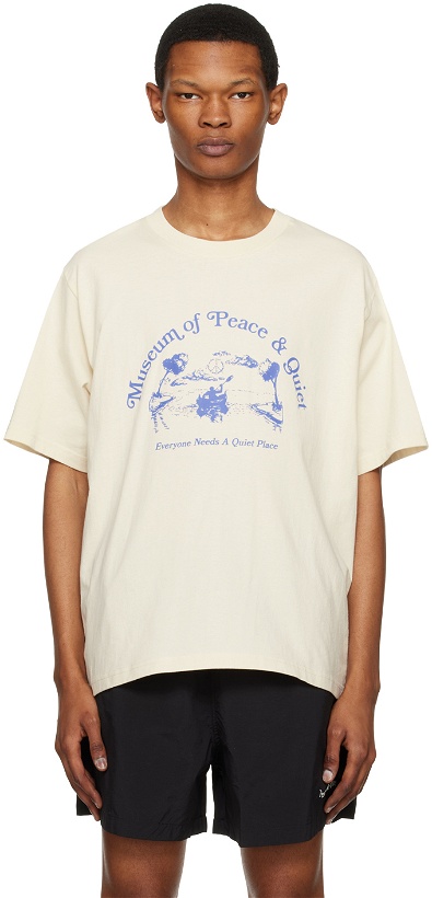 Photo: Museum of Peace & Quiet Off-White 'Quiet Place' T-Shirt