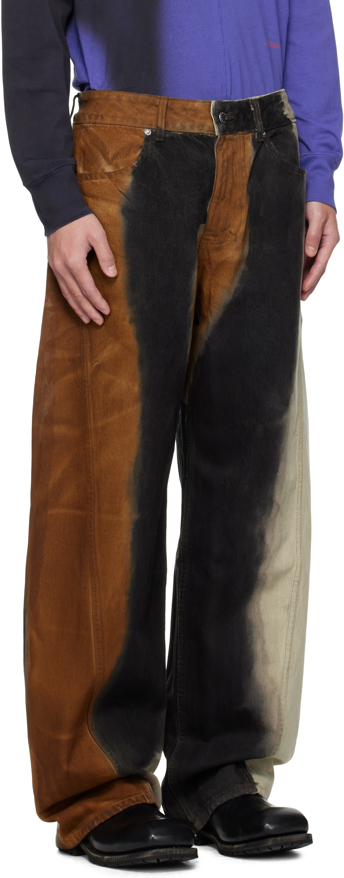 Eckhaus Latta Multicolor Bend Jeans