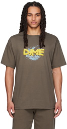 Dime Brown Splash T-Shirt