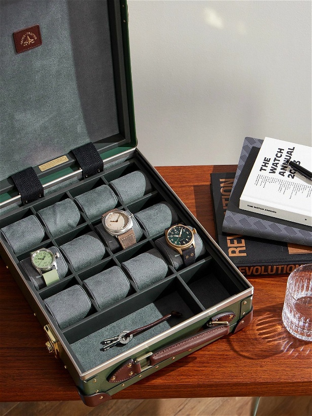 Photo: Globe-Trotter - Leather-Trimmed Vulcanised Fibreboard 12-Piece Watch Box