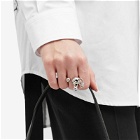 Jean Paul Gaultier Women's Piercing Ring in Silver